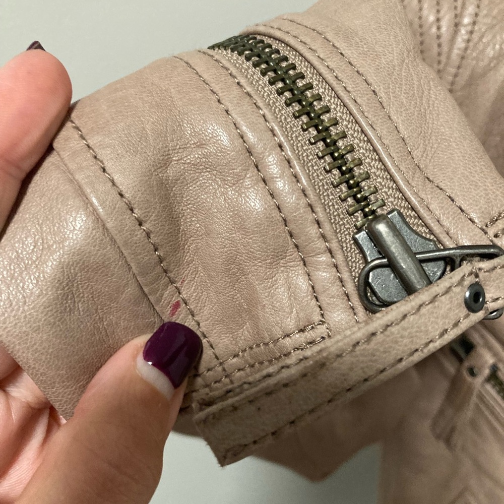 Joie Blush Leather Jacket - Picture 7 of 11